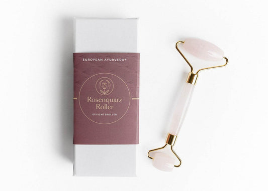 European Ayurveda® Rosenquarz Roller - European Ayurveda® | Shop