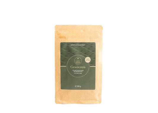 Ayurvedischer Gewürzreis mit Linsen von European Ayurveda – 100 g.