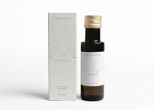 European Ayurveda Mundpflegeöl mit Thymian und Salbei 100 ml.